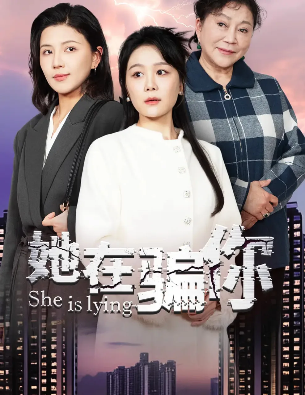 她在骗你海报