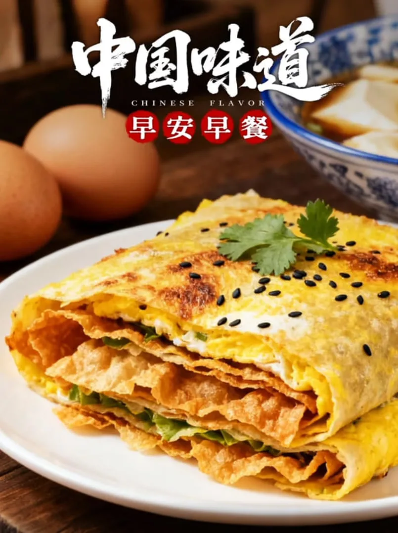 中国味道·早安早餐海报