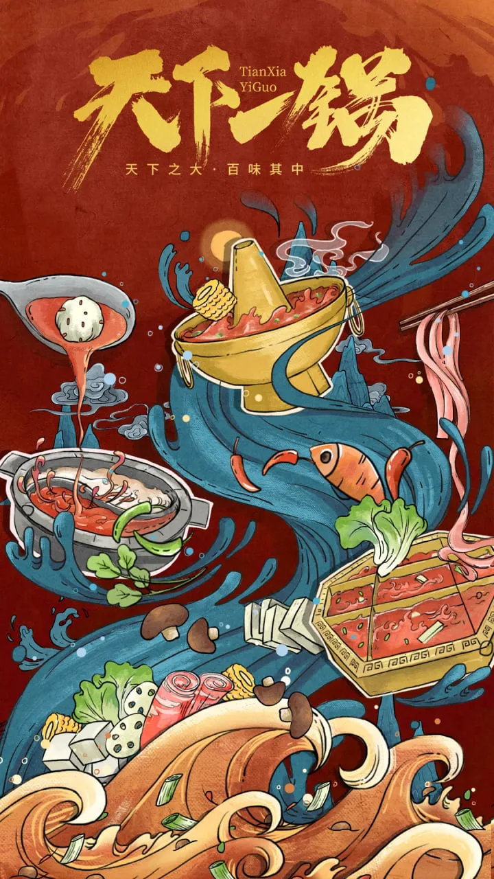 天下一锅海报