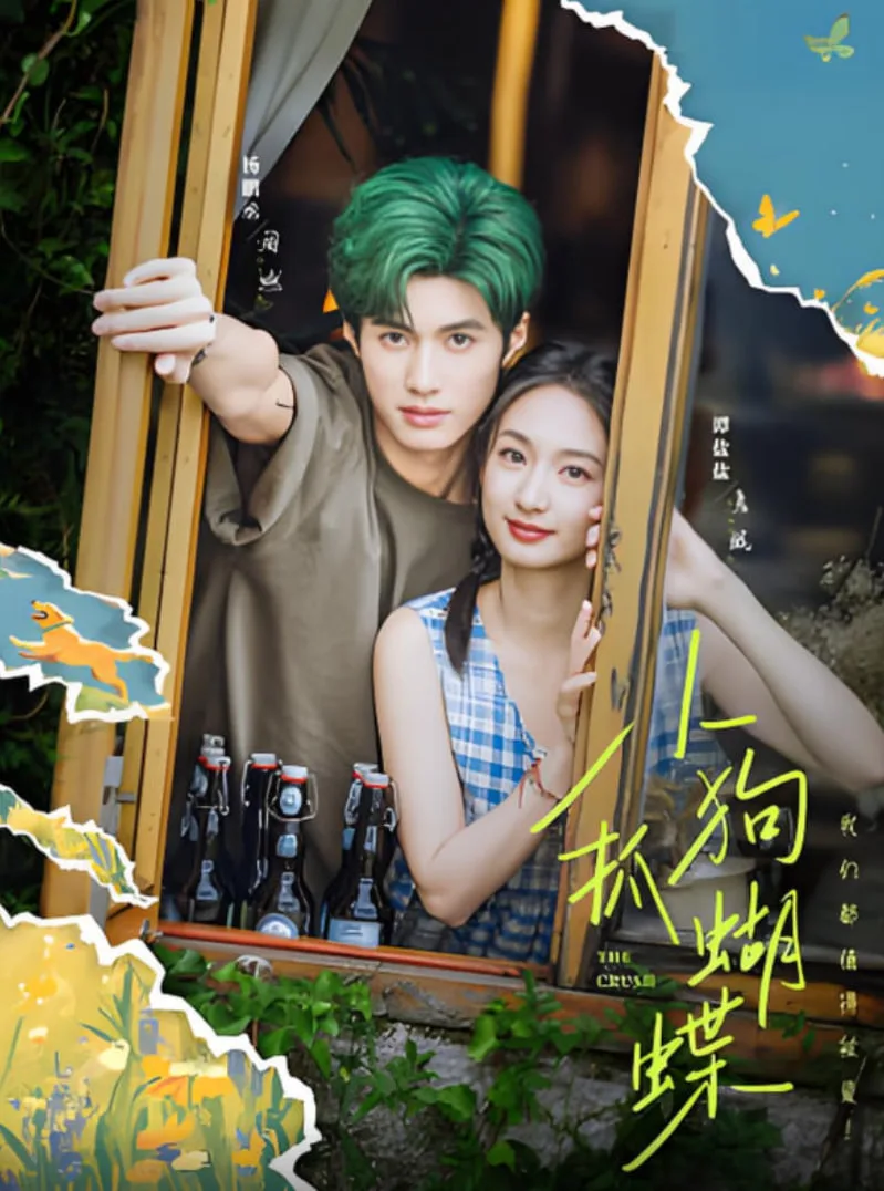 小狗抓蝴蝶海报