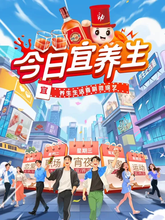今日宜养生海报