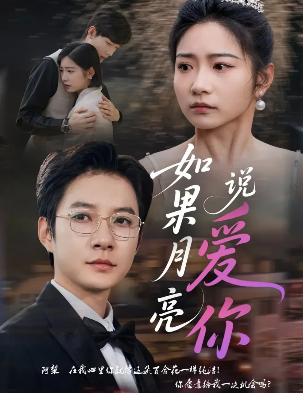 如果月亮说爱你海报
